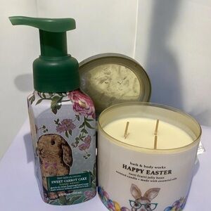 Bath & Body Works Sweet Carrot Cake Hand Soap and Candle